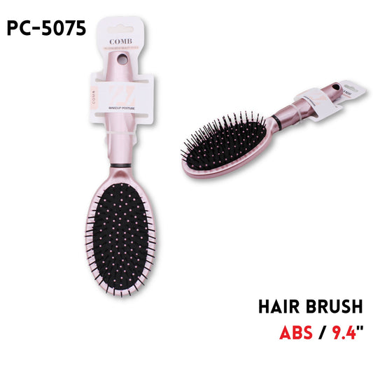 Hair Brush, 9.4", ABS, Pink