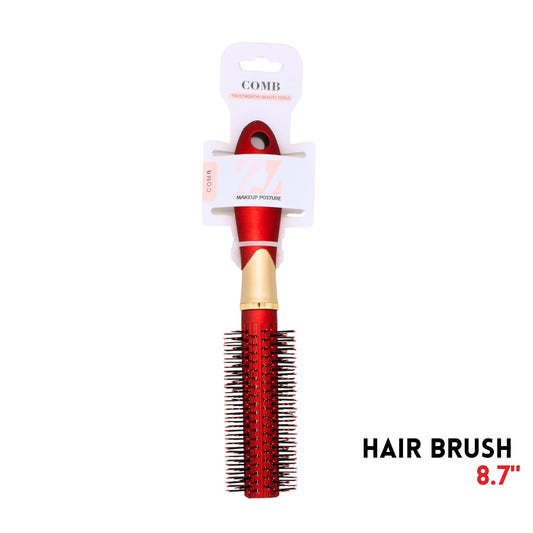 Hair Brush, 8.7", ABS, Red