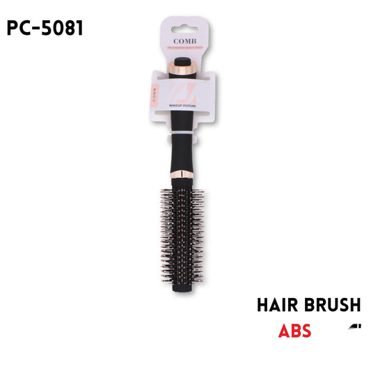 Hair Brush, 8.9", ABS, Black