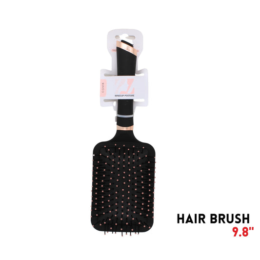 Hair Brush, 9.8", ABS, Black