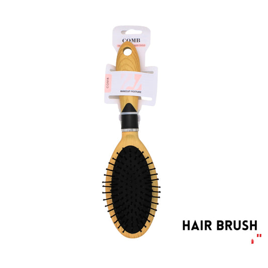 Hair Brush, 9", ABS, Yellow