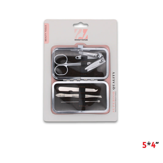 6pcs Manicure Set,stainless steel,5"X4"