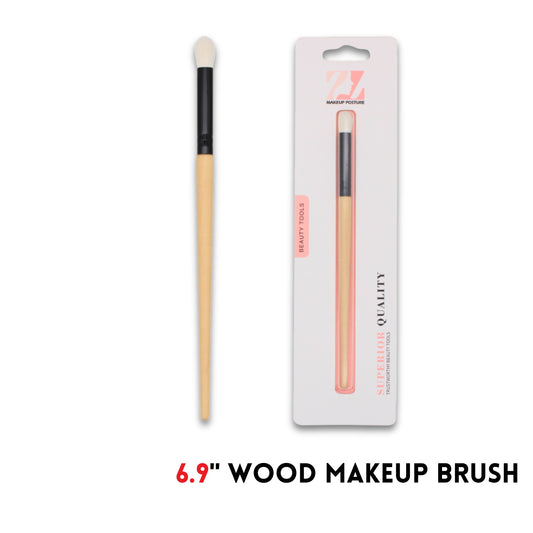 Makeup Brush,wood,6.9"
