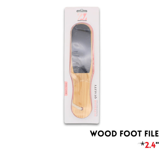 Foot File,wood,10"X2.4",2 colors