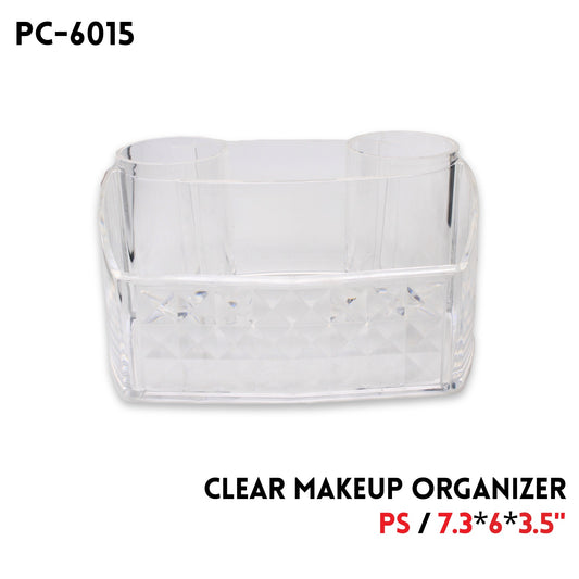 Clear Makeup Organizer, PS, 7.3"x6"x3.5"