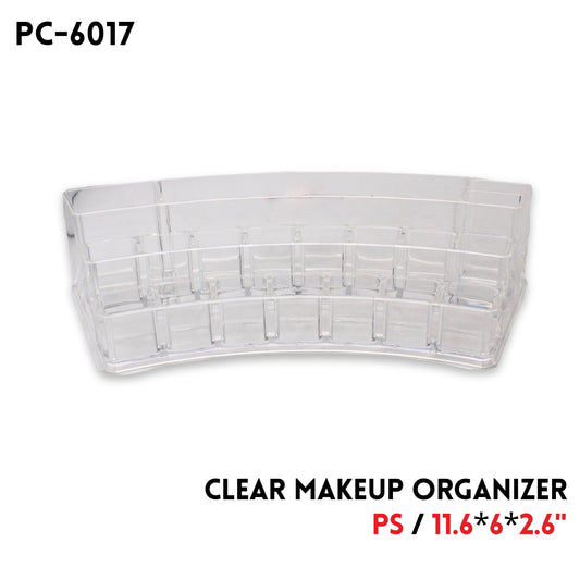 Clear Makeup Organizer, PS, 11.6"x6"x2.6"