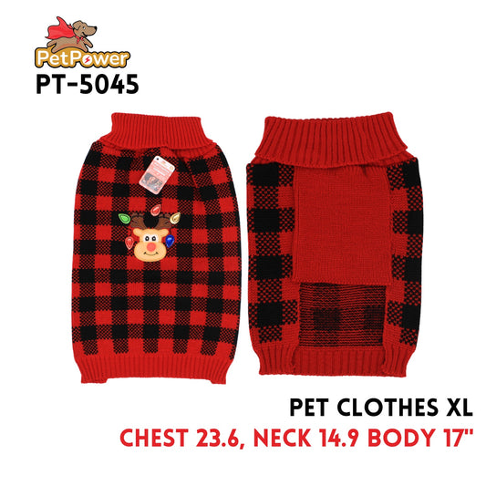 Pet Clothes XL, Acrylic,Chest23.6" neck14.9" Body Leghth17"