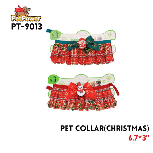 Pet Christmas  Collars 6.7"x3"