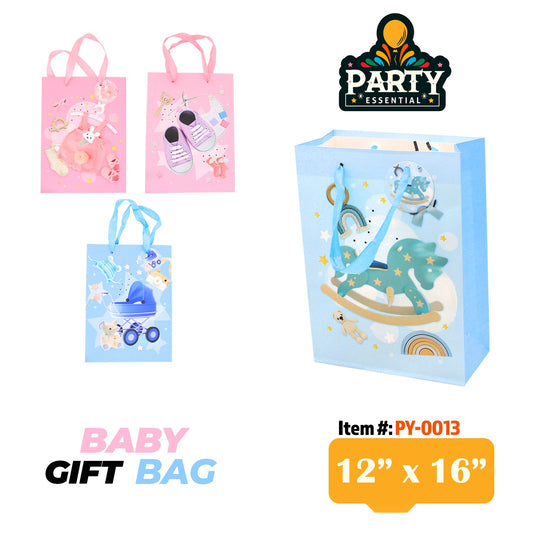 12"x16"x 4.5" Baby Gift Bag