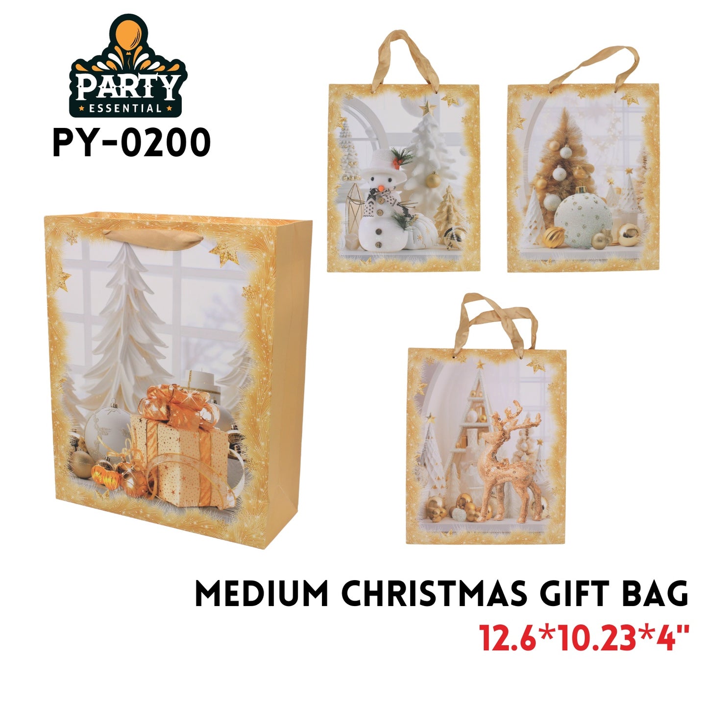 Christmas Gift Bag MED 12.6"x10.23"x4"