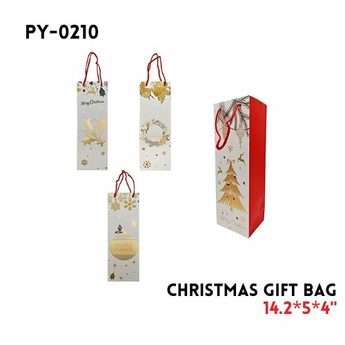 Christmas Gift Bag 14.2"x5"x4"