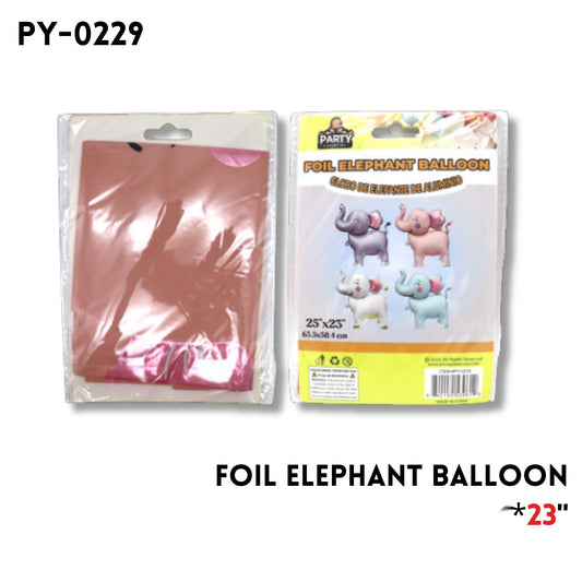 Foil Elephant Balloon 25"x23"