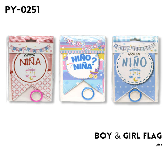 Boy & Girl Flag 118"