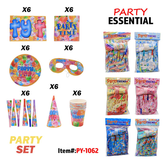 Party Bag Set Mulit -Value 7 Design