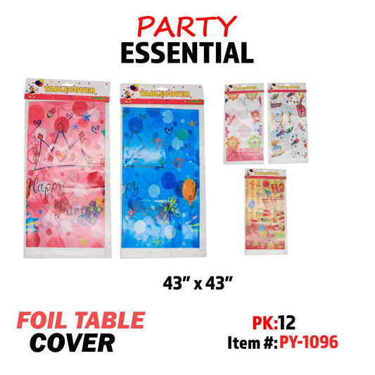 Foil Table Cloth 43??x43"g