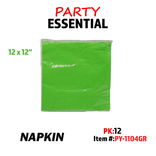 20pcs 12??x12"Napkin Greenn