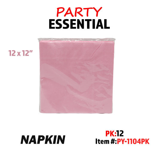 20pcs 12??x12"Napkin Pinkg