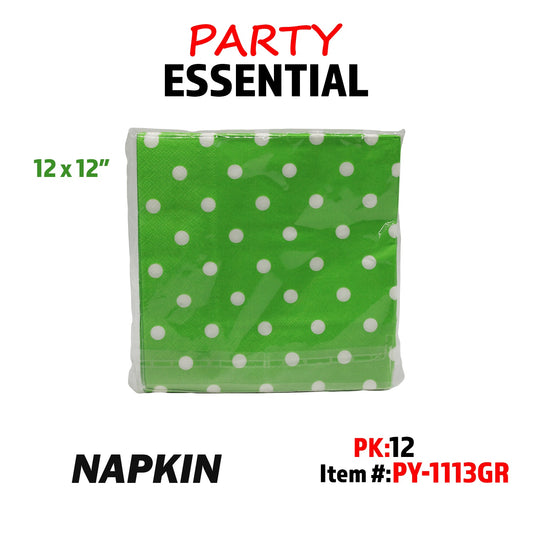 20pcs 12??x12"Napkin Greenn