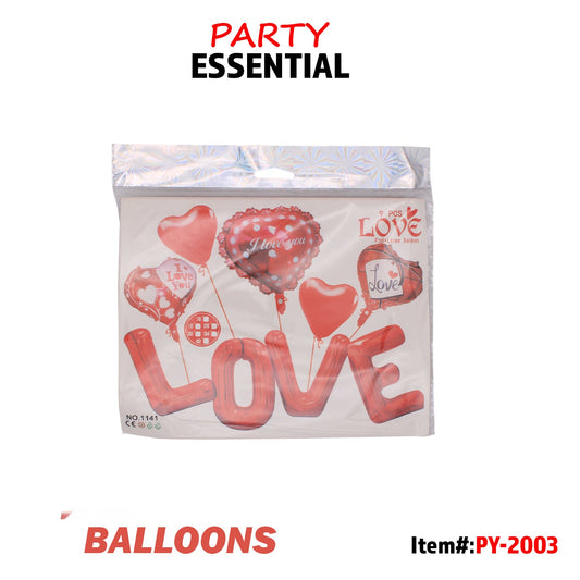 Foil Balloons (Love) 9PC Set