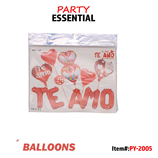 Foil Balloons (Love) 10PC Set