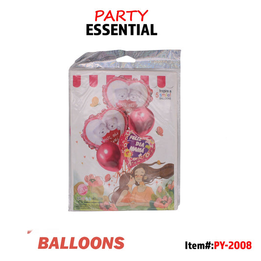 Foil Balloons mother's day 5PC Set