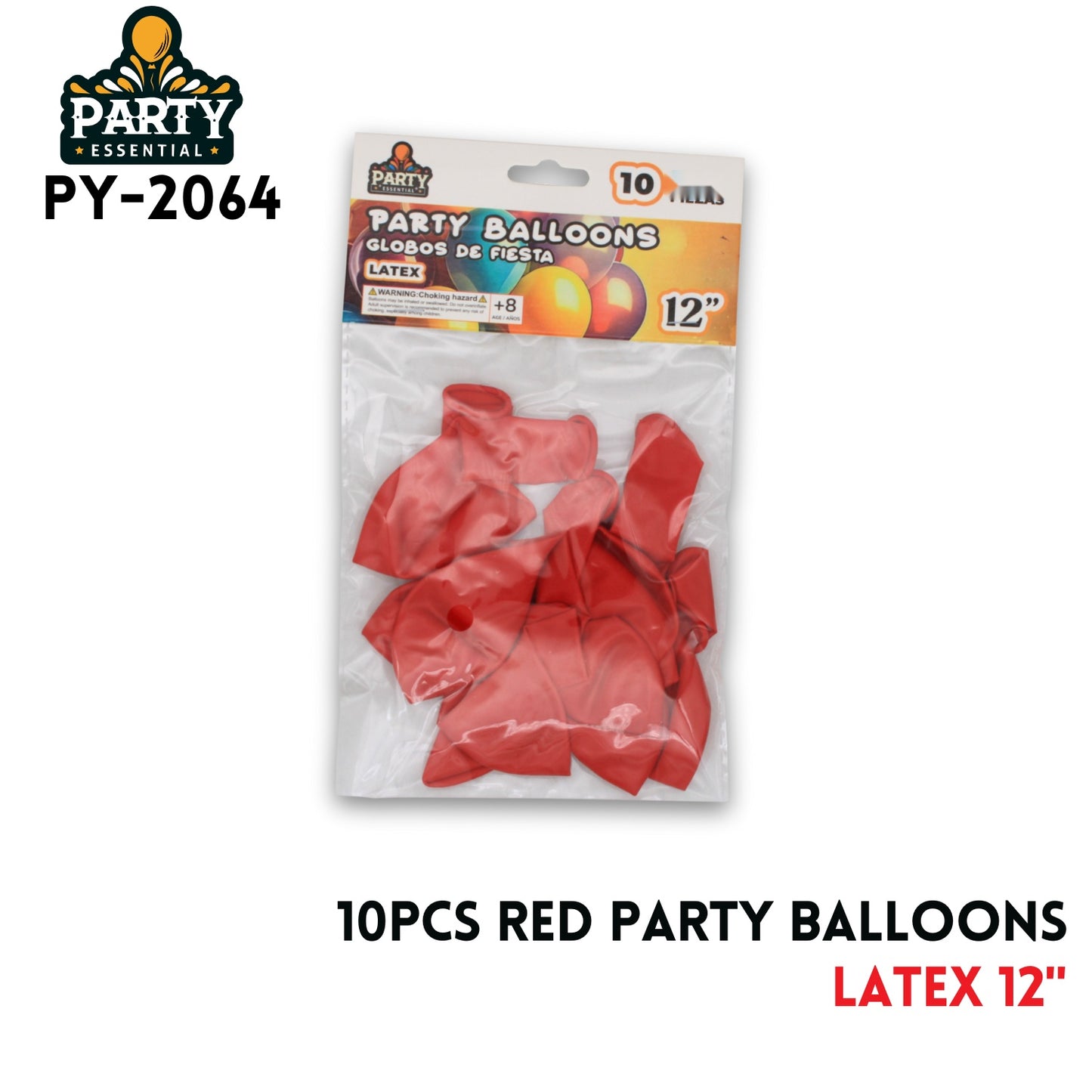 10PCS Red Party Balloons 12",2.2g/pcs,Latex