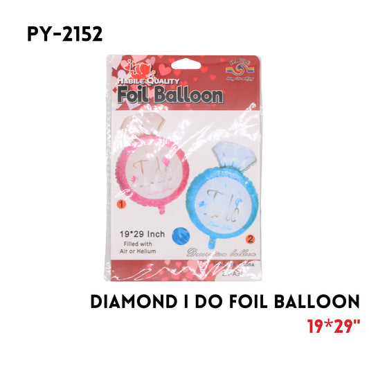 1PC Foil Balloon, 19"x29", Diamond Shape, hydrogen