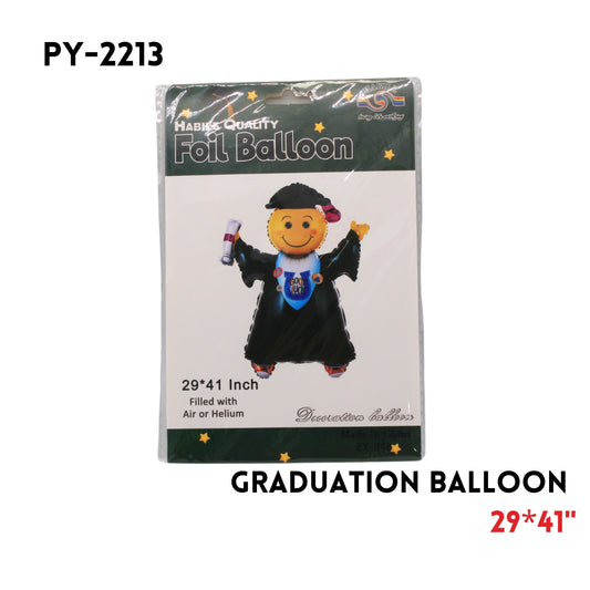 1PC Graduate Doctor, Foil Balloon 29"x41" hydrogen