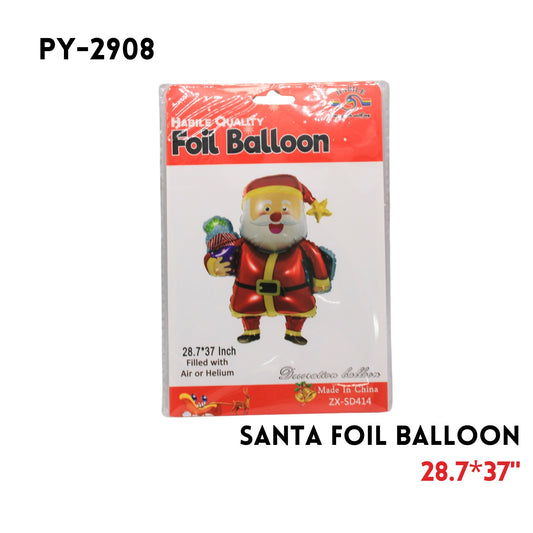 1pc Santa ClausFoil Balloon 28.7"x37"hydrogen balloon
