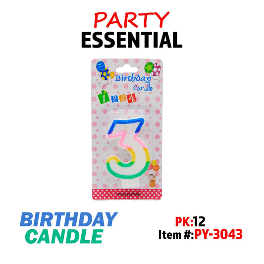 Birthday Candle 3