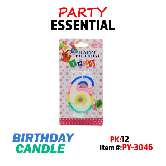 Birthday Candle 6