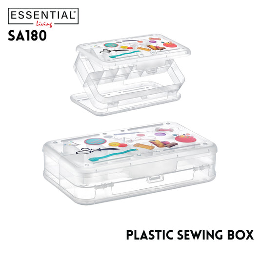 Plastic Sewing Box