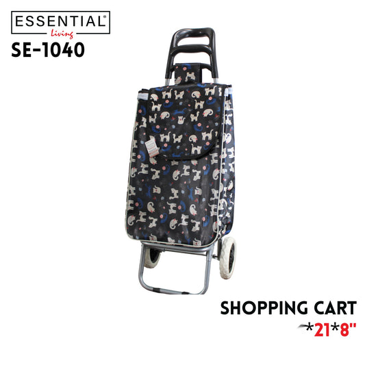 Shopping Cart CAT pattern 12"x21"x8",