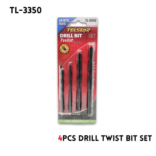 4pcs. Drill Twist Bit Set