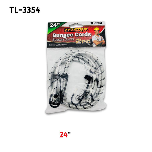 24" Bungee Cords 2pcs