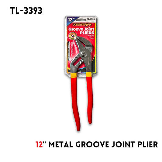 12"Metal Groove Join Plier, A3 Type,  Red Handle