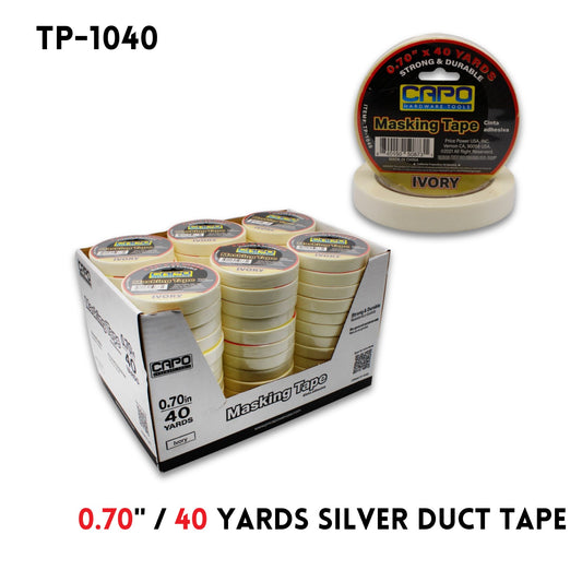 Ivory Masking Tape 0.70"X40