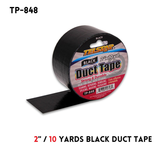 Duct Tape 2" x 10yrds Black