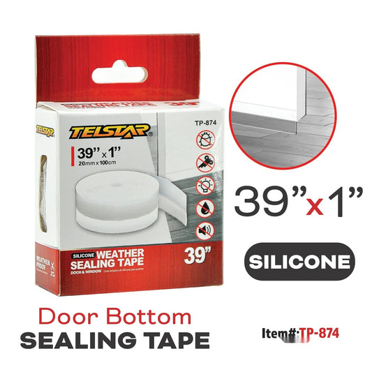 Silicon Door Bottom Seal, length: 100cm, width: 20mm, thickn