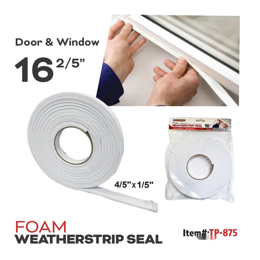 Foam Weather Strip, waterproof, self-adhesive