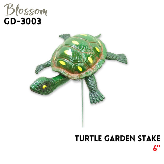 Turtle Garden Stake,6"