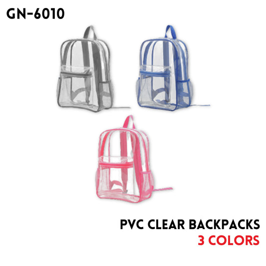 Clear Backpacks,3 colors,PVC