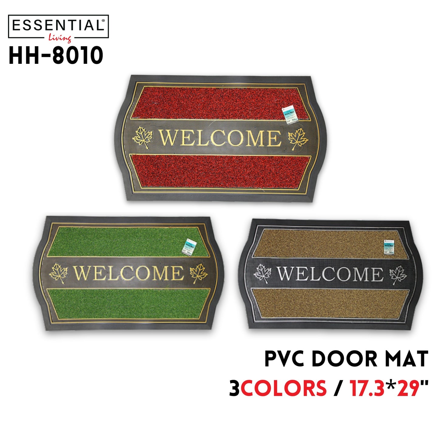 Door Mat 17.32"X29.13" Pvc 1500G