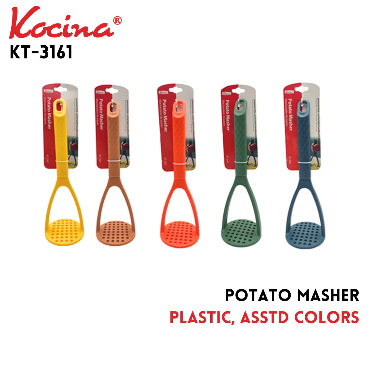 Potato Masher Assorted Colors