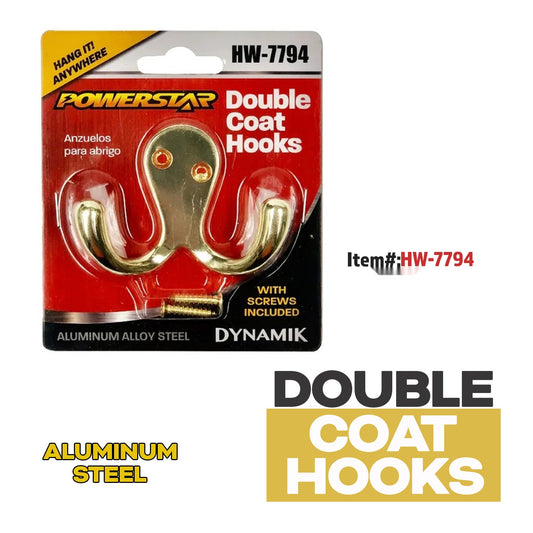 Coat Hooks Double