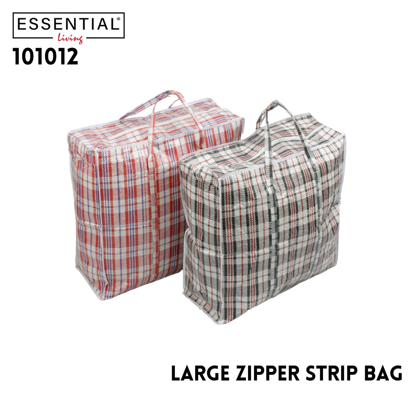 large Zipper Strip Bag