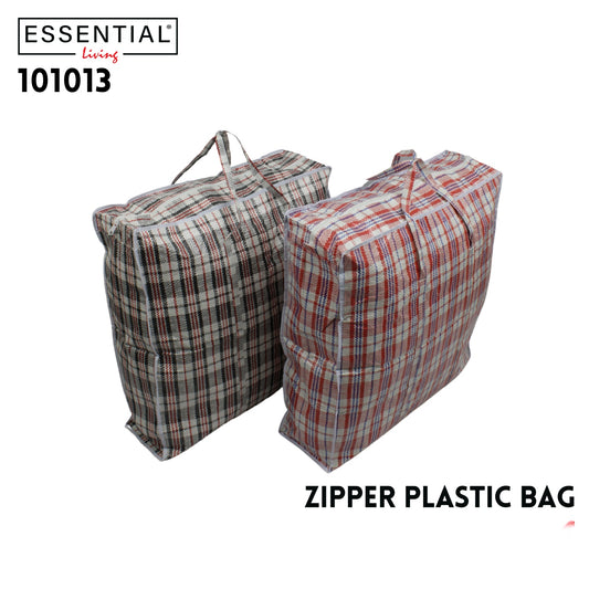 Zipper plastic bag with Stripe 24"x24"x7"