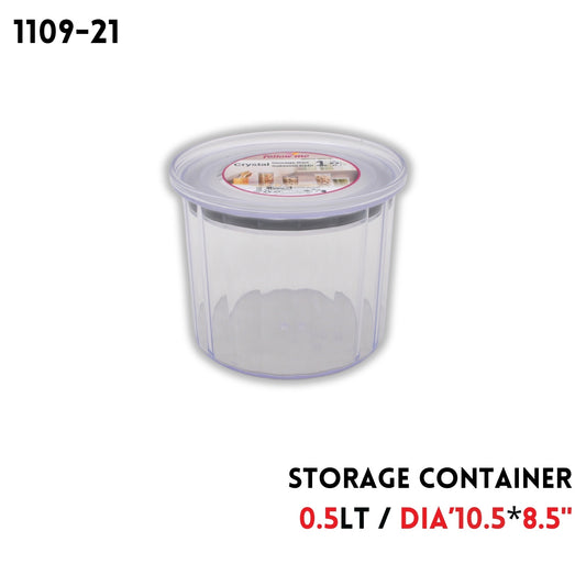 Crystal Srorage Box-1(0.5Lt)