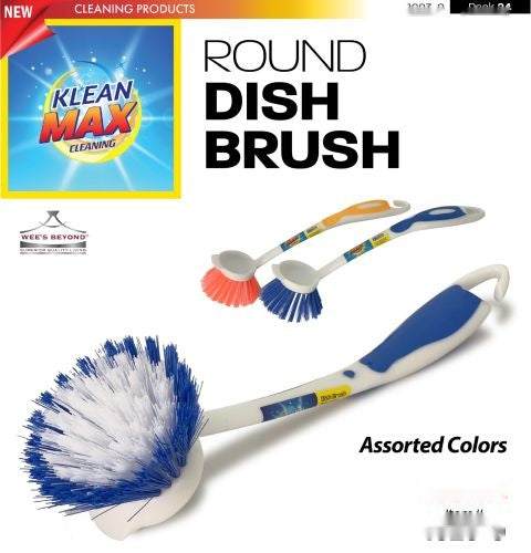 Round Dish Brush - Assorted Colors