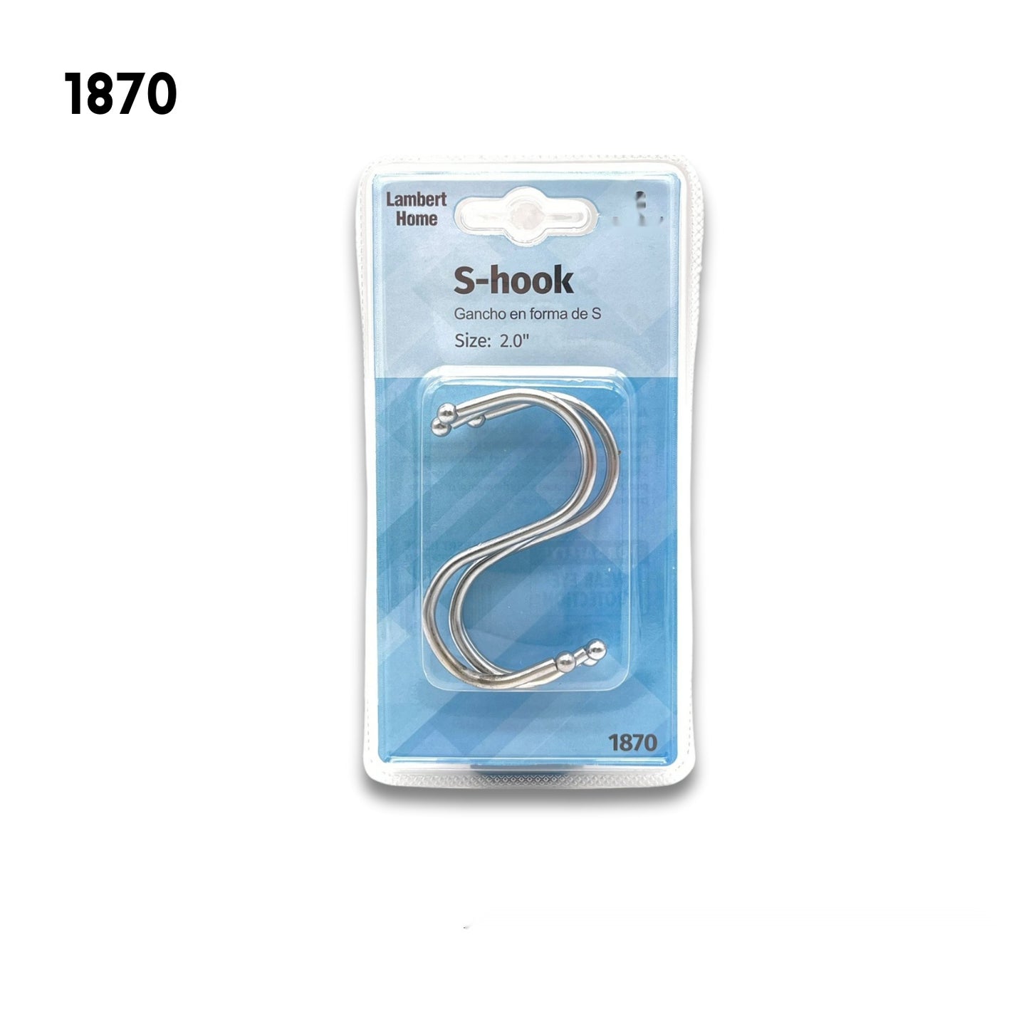 2" S-Hook 3Pcs Pack